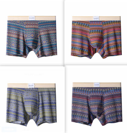 10A Mens Breathable Antibacterial, Trendy Cotton Underwear For Sports