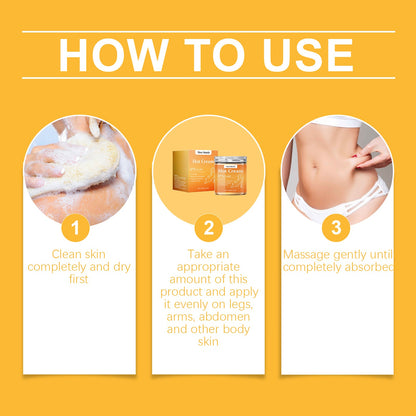 West&Month Body Cream, Skin Moisturizing Massage Treatment Firming Arm Concave Light Body Care Cream