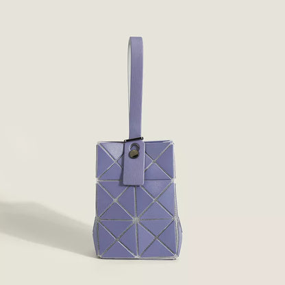 Geometric Panel Foldable Handbag