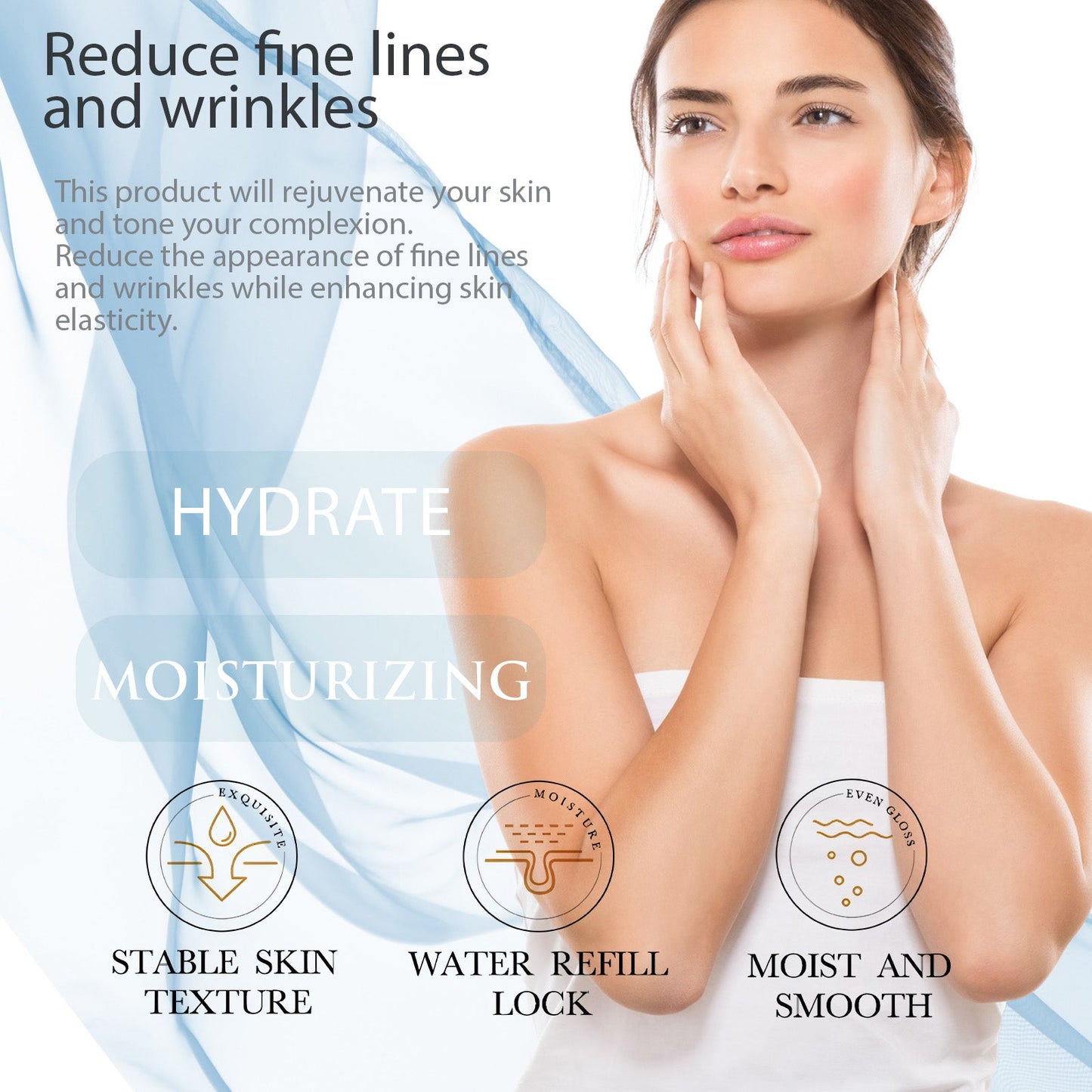 OUHOE Body Butter, Nourish Clean Skin Moisturizing Delicate Pore Shine Anti-Wrinkle Cream Body