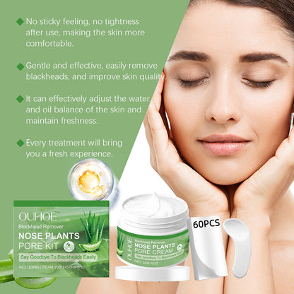 OUHOE Blackhead Nose Mask Set, Gently Cleanses Blackheads And Tightenes Pores With A Nose Mask