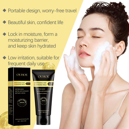Ouhoe Nicotinamide Whitening Cleanser Deep Clean Hydrating Non-Tension Gentle Hydrating Whitening Moisturizing Cleanser