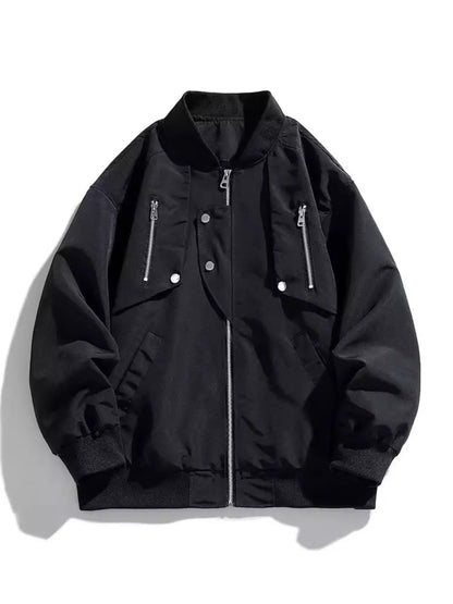 Men's Plus Size Casual Lightweight Bomber Jacket