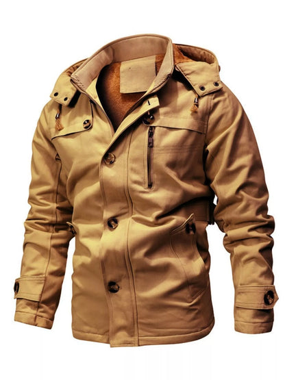 Men's Plus Size Zip Up Lightweight Bomber Jacket