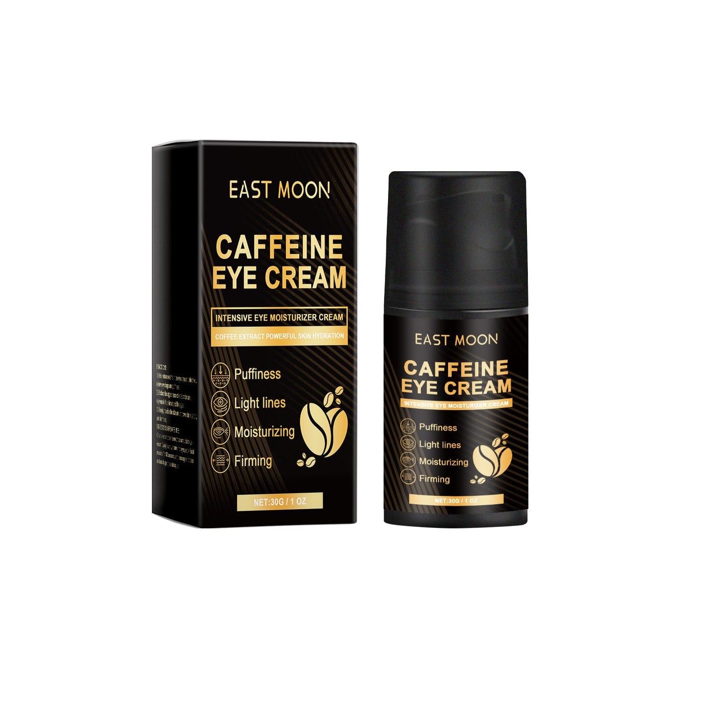 East Moon Caffeine Firming Eye Cream Hydrates, Lifts And Tightens The Skin Around The Eye