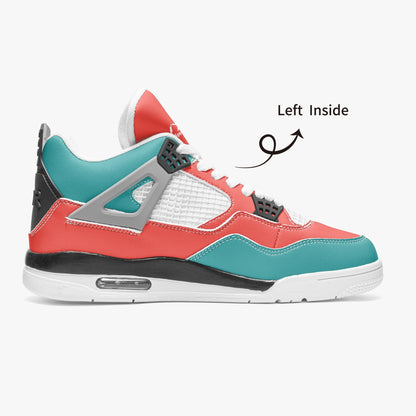 SHO-003W-24 Air Jordan Basketball Sneakers -White Sole