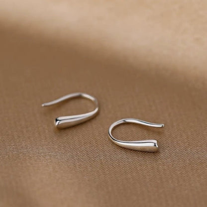 925 Sterling Silver U Shaped Earrings