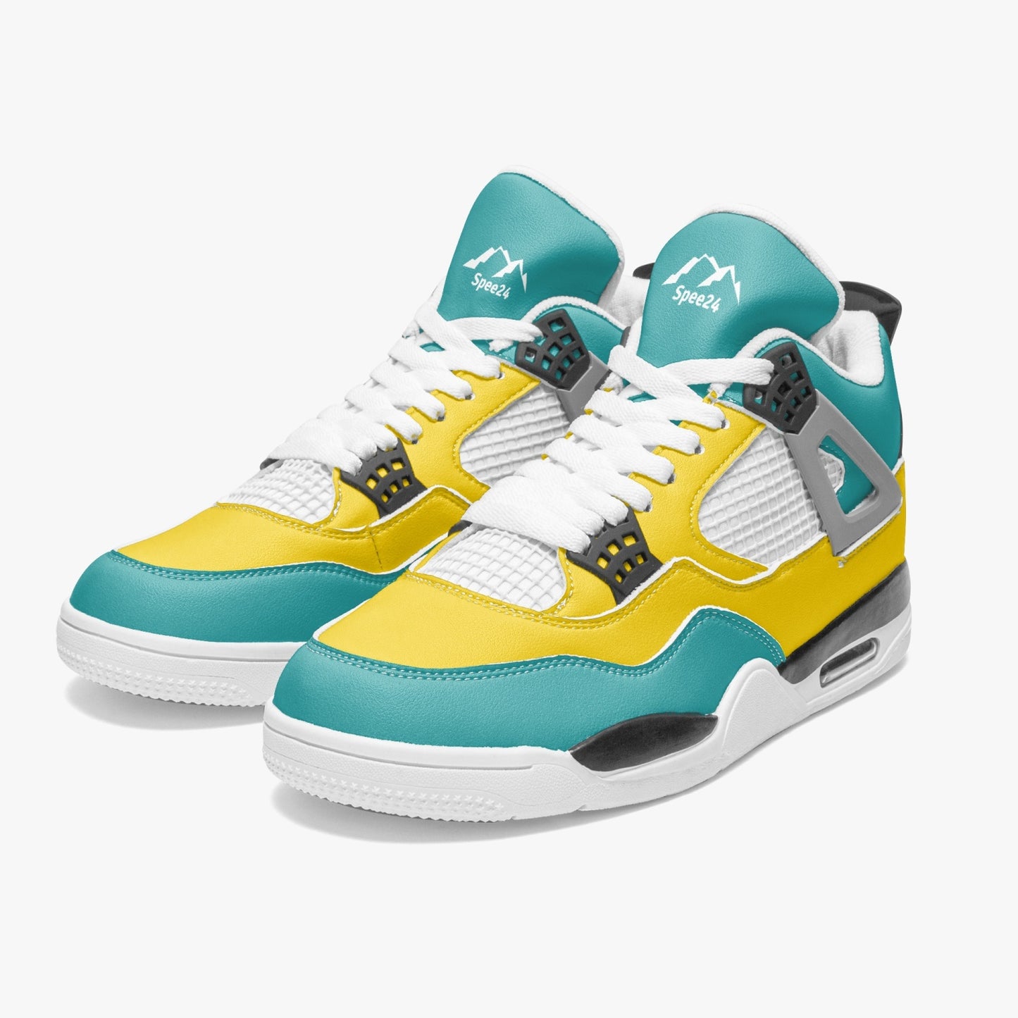 SHO-002W-24 Air Jordan Basketball Sneakers -White Sole