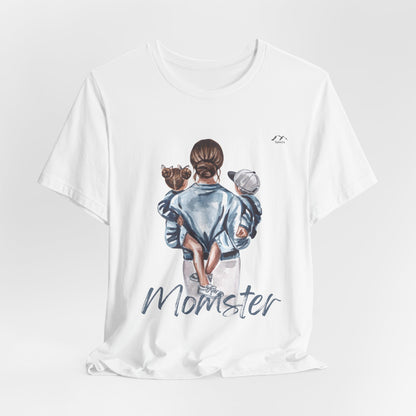 TS-075ML-24 Momster Love shirt Mom Gift Art Design