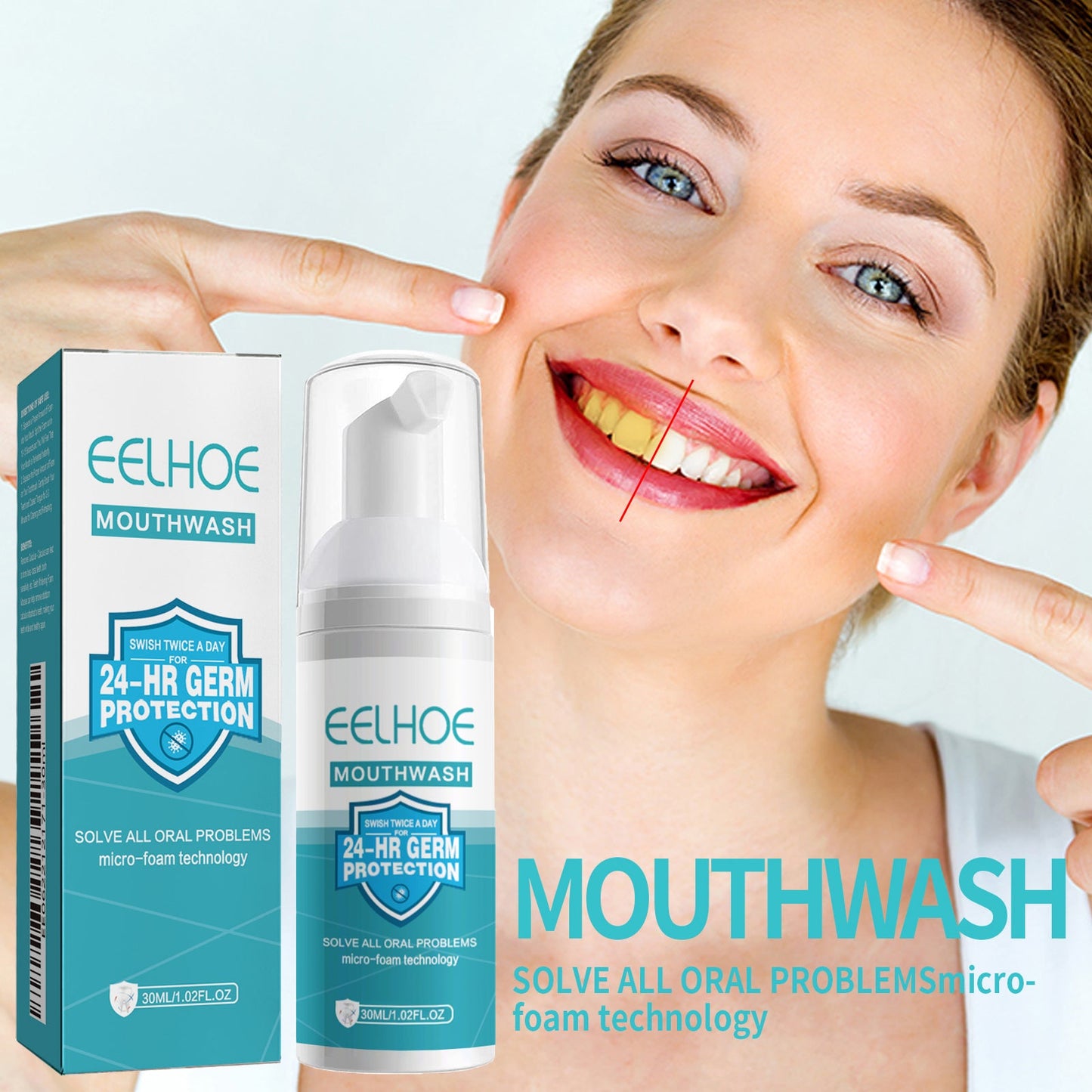 Tooth Cleaning Mousse Toothpaste 30ml
