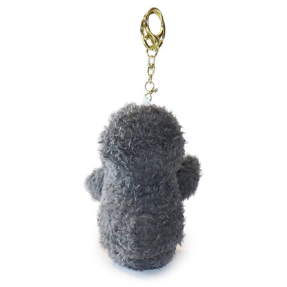 4-inch Fritter Penguin white Black Bow and Heart Charm