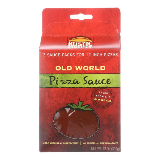 Rustic Crust Pizza Sauce: Authentic Italian Flavor, Bulk 6-Pack, 12 Oz. Each