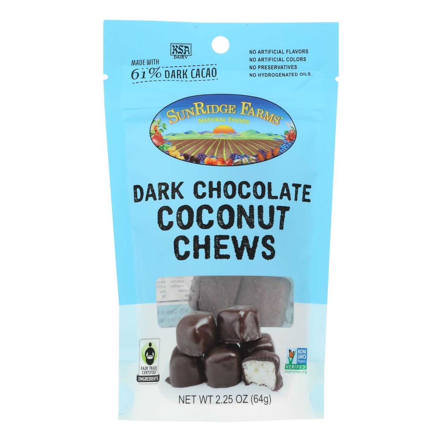 Sunridge Farms Coconut Chews - 2.25 Oz (Pack of 8)