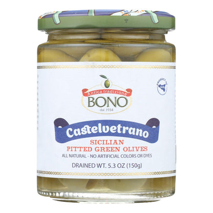 Bono Pitted Green Olives, 5.3 Oz (Pack of 6)