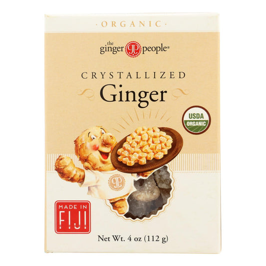 The Ginger People Organic Crystallized Ginger (Pack of 12 - 4 Oz)