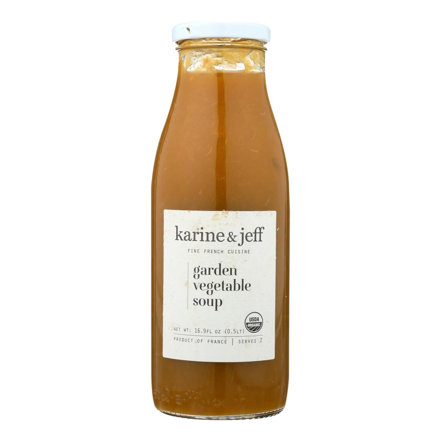 Karine and Jeff Garden Vegetable Soup (Pack of 6 - 16.9 Fl Oz)
