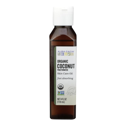 Aura Cacia Fractionated Coconut Oil - 4 Fl Oz
