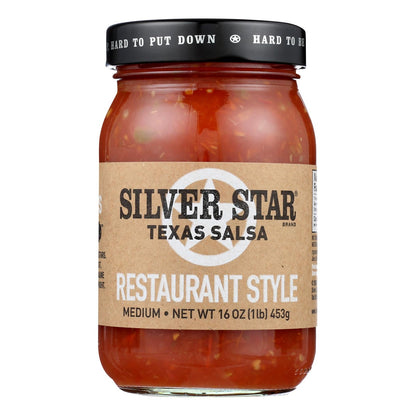 Silver Star Salsa Restaurant Style, 16 Oz (Pack of 6)