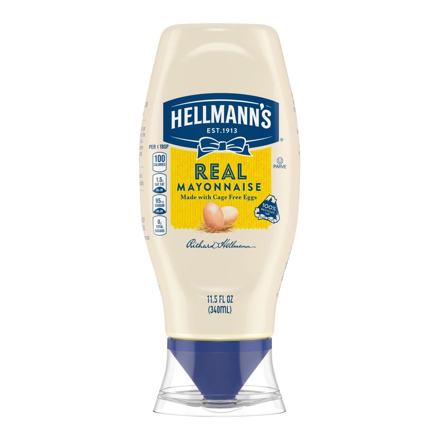 Hellmann's Real Mayonnaise, 12-Pack, 11.5 oz. Bottles