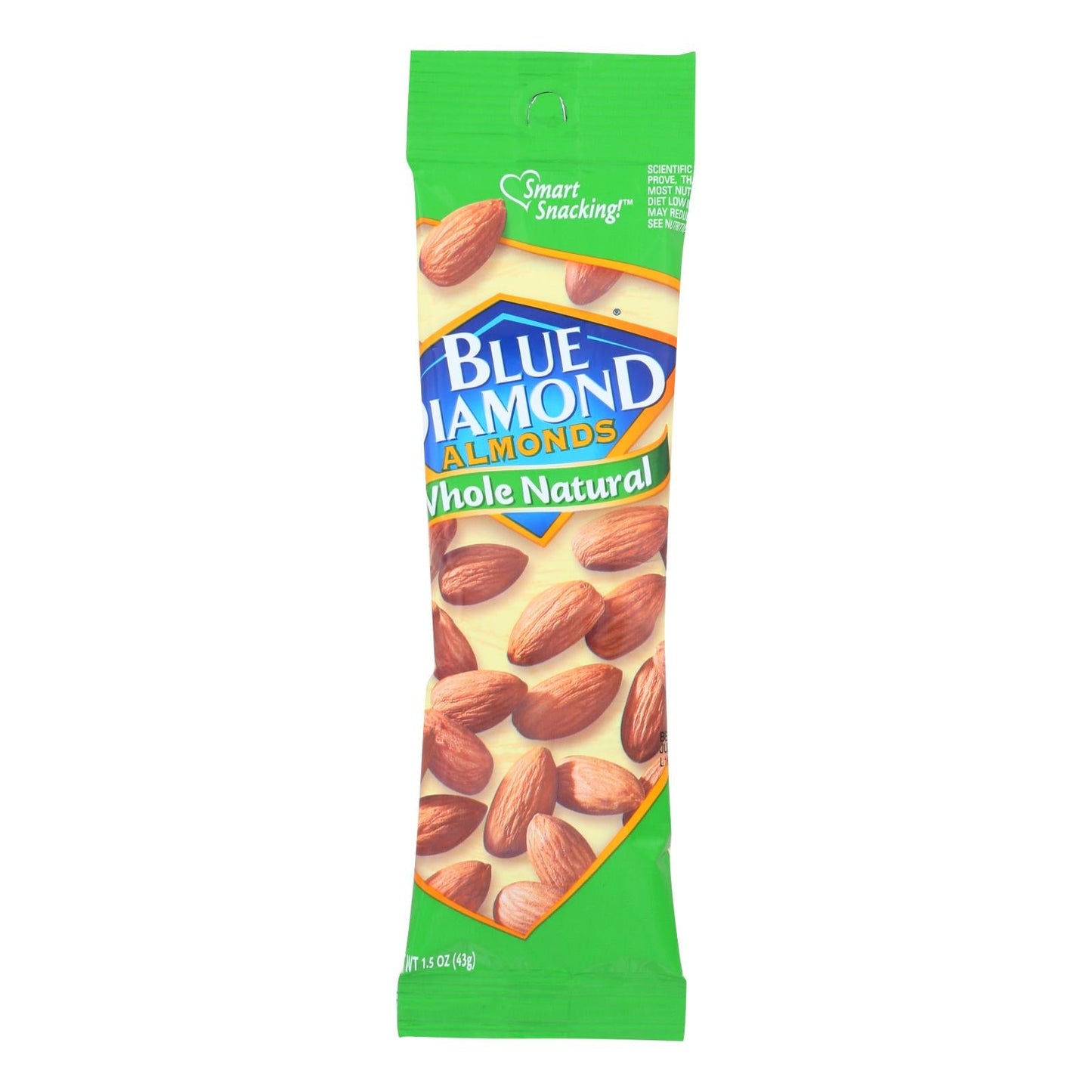 Blue Diamond 1.5 Oz Whole Natural Almonds (Case of 12)