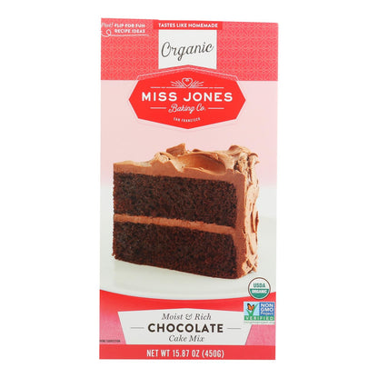 Miss Jones Organic Chocolate Cake Mix (6 x 15.87 oz)