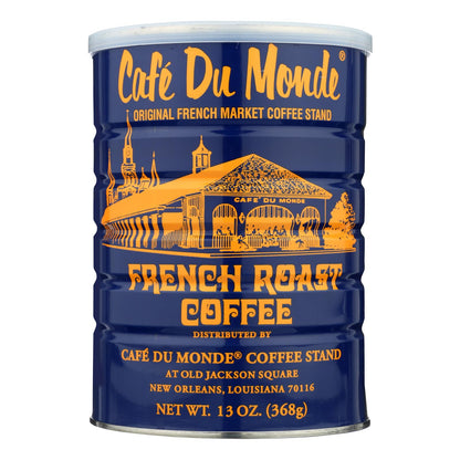 Cafe Du Monde French Roast Coffee: Bold New Orleans Flavor, 100% Arabica, 13 Oz. Cans (Pack of 12)