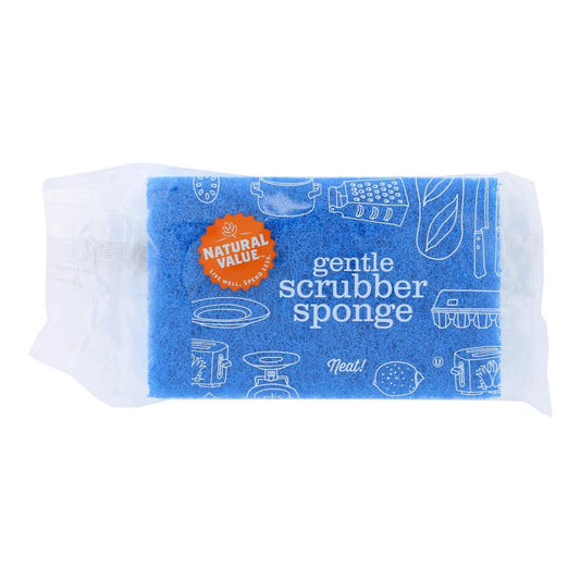 Natural Value Gentle Scrubber Sponges (Pack of 24)