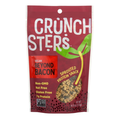 Crunchsters Sprouted Protein Snack: Beyond Bacon, 4 Oz. Pack of 6