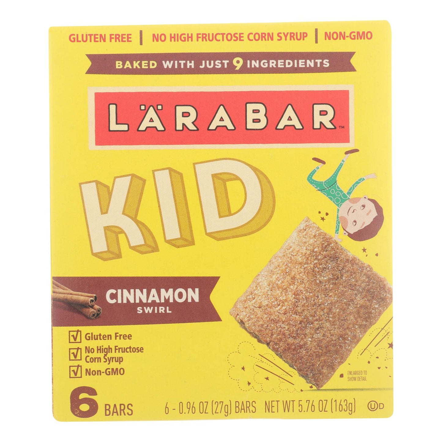 Larabar Kids Cinnamon Swirl, 6-Pack, 96 Ounce Each