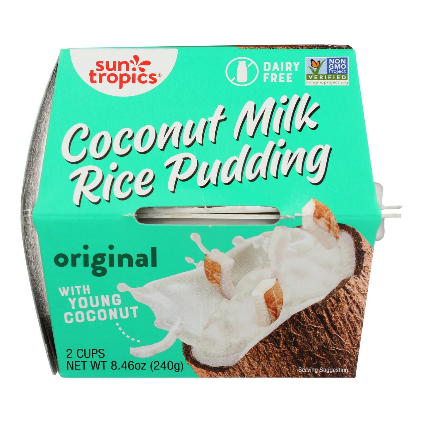 Sun Tropics Ready-to-Eat Coconut Rice Pudding (Pack of 6 - 8.46 Oz. Each)