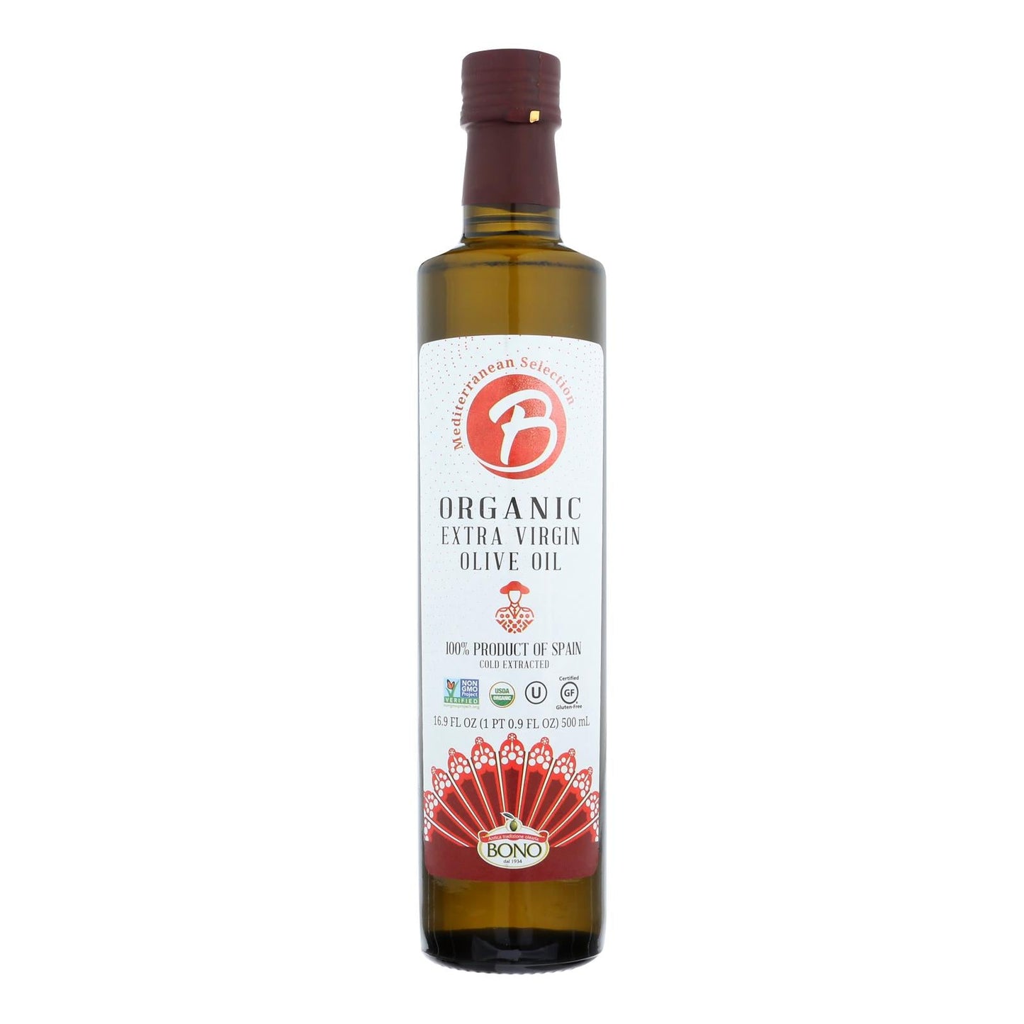 Bono Olive Oil Spanish Extra Virgin 16.9 Fl Oz (Pack of 6)