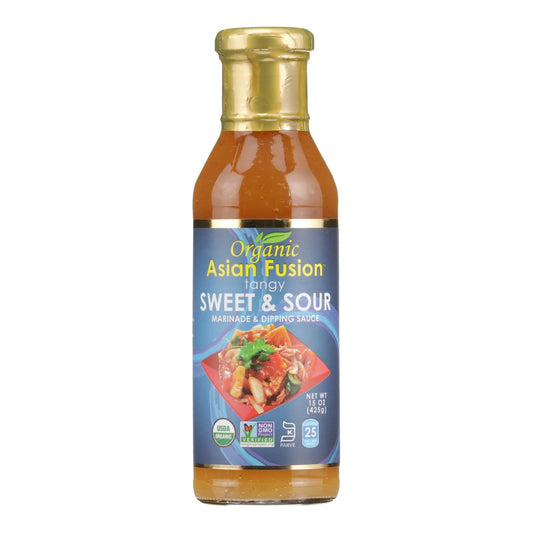 Sweet n Sour Asian Fusion Sauce - Pack of 6, 15 Fl Oz