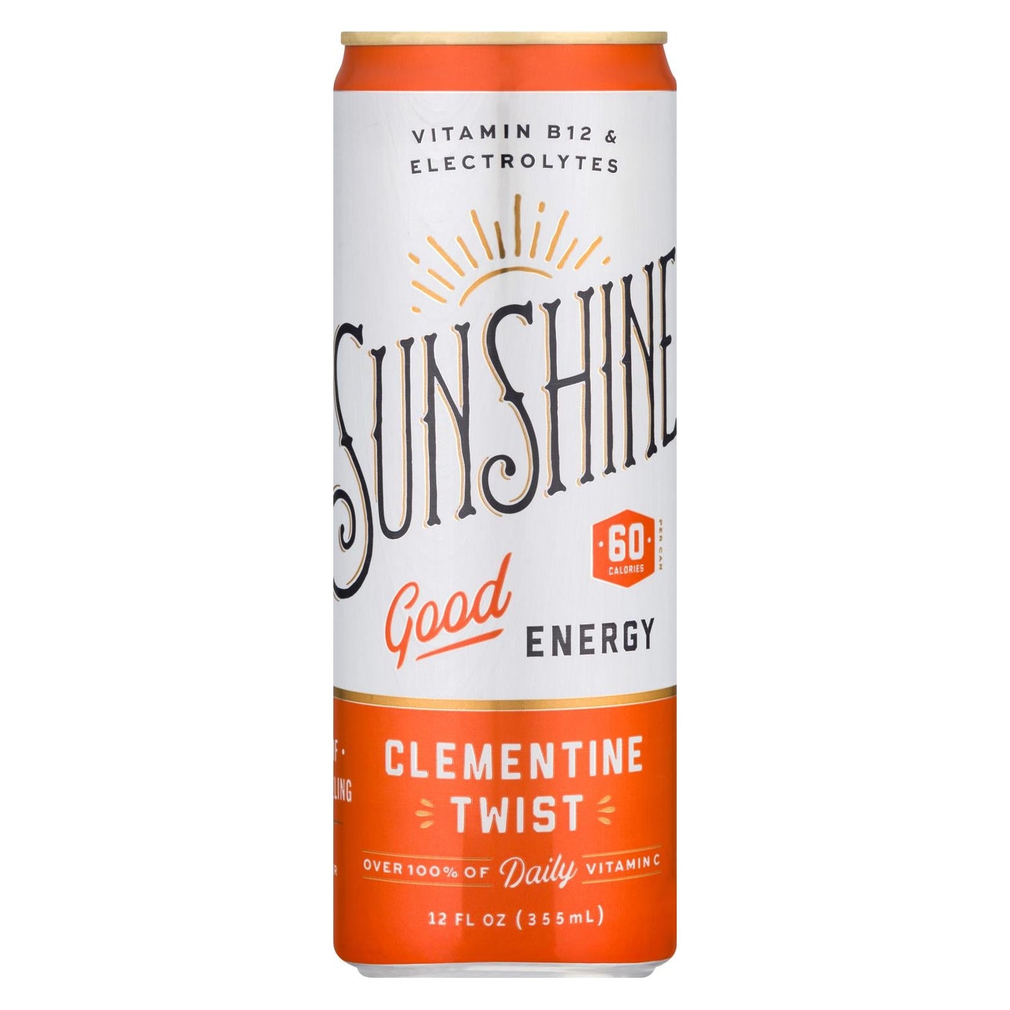Sunshine Beverages Soda Clementine Twist (12 Pack, 12 Fl Oz Each)