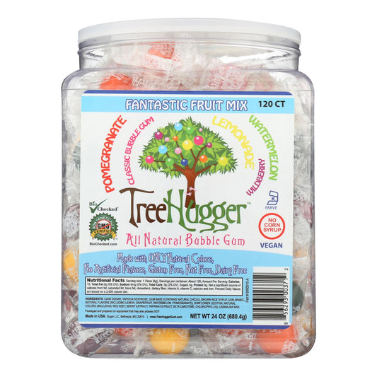 Treehugger Natural Fantastic Fruit Bubble Gum (120 Ct)