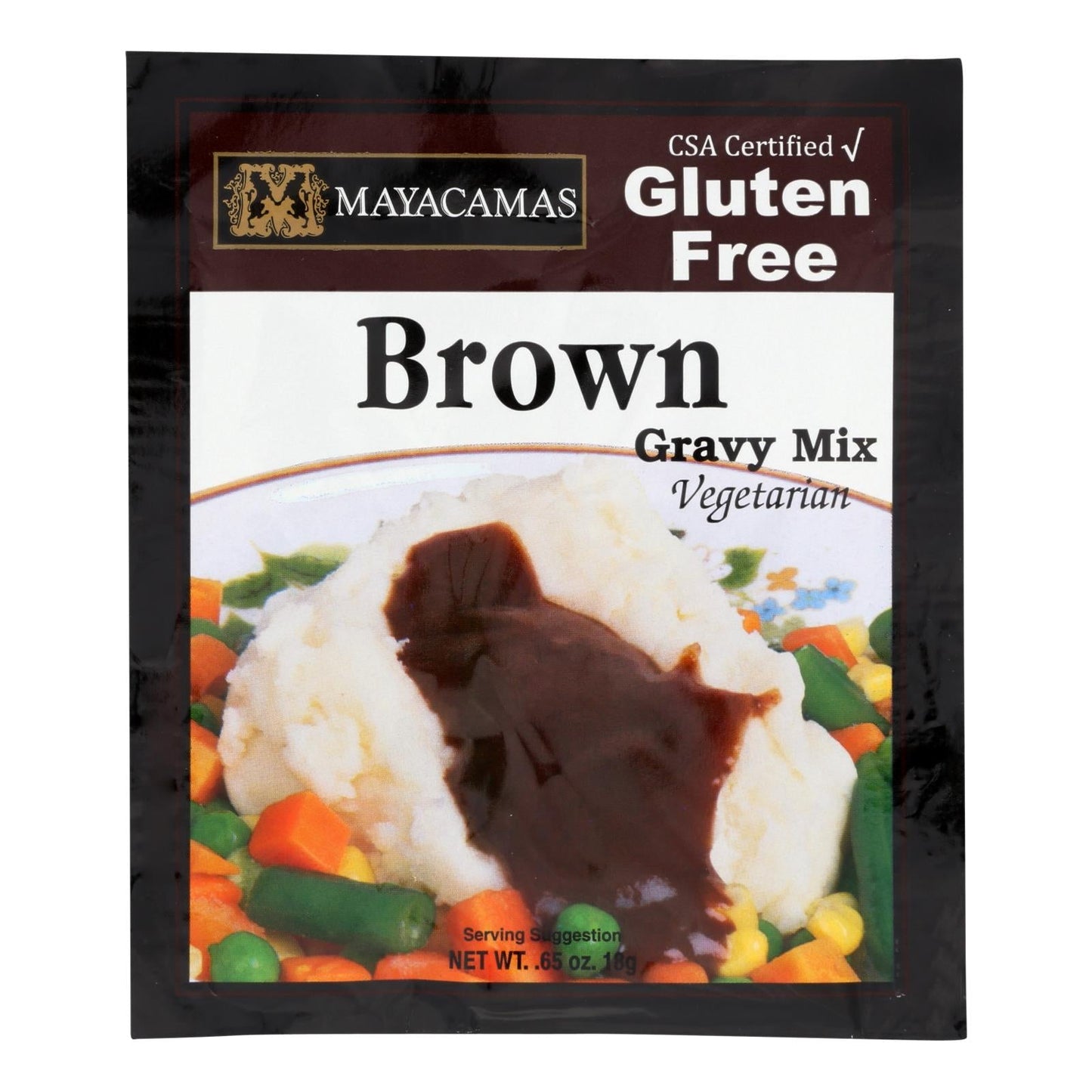Mayacamas Brown Gravy Mix | Case of 12 | 0.7 Oz. Packets