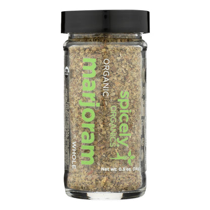 Spicely Organics Organic Marjoram Whole | 0.5 Oz Pack of 3