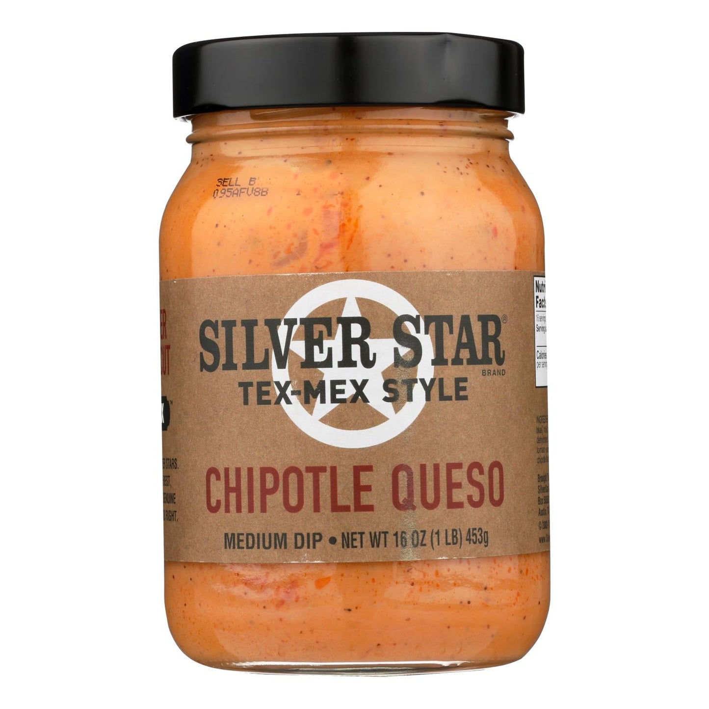 Silver Star Chipotle Queso Dip, Zesty Spice and Creamy Cheese, 16 Oz. (Pack of 6)