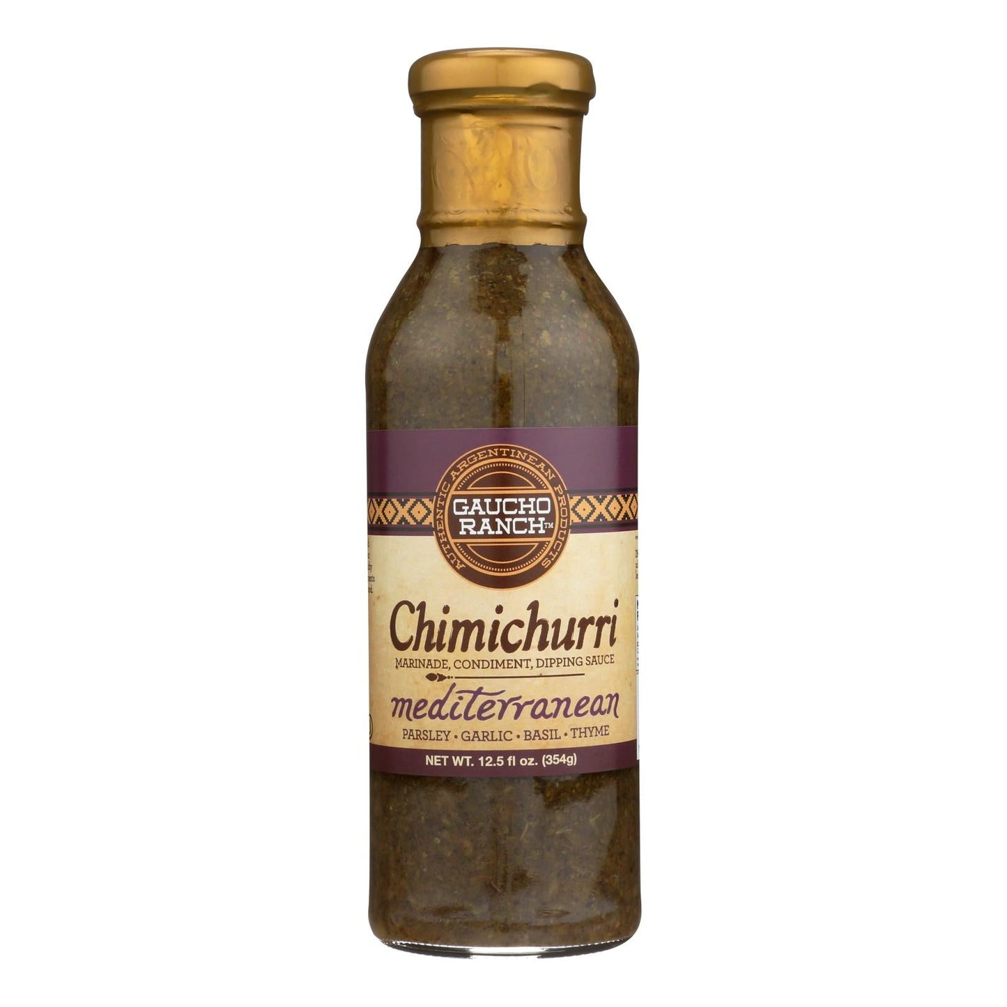 Gaucho Ranch Mediterranean Chimichurri Seasoning, 12.5 Oz, Pack of 6