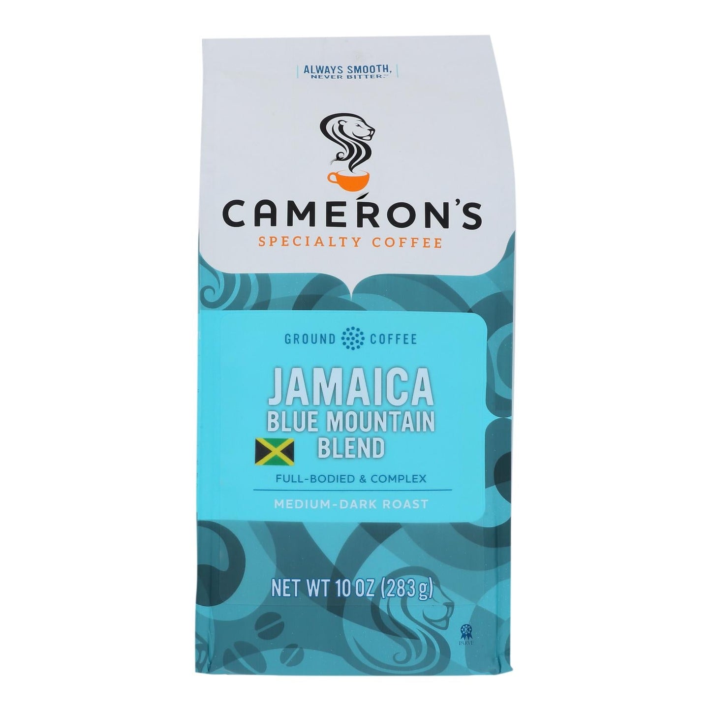 Cameron's Premium Jamaica Blue Mountain Blend Ground Coffee Beans (Pack of 6 - 10 Oz)