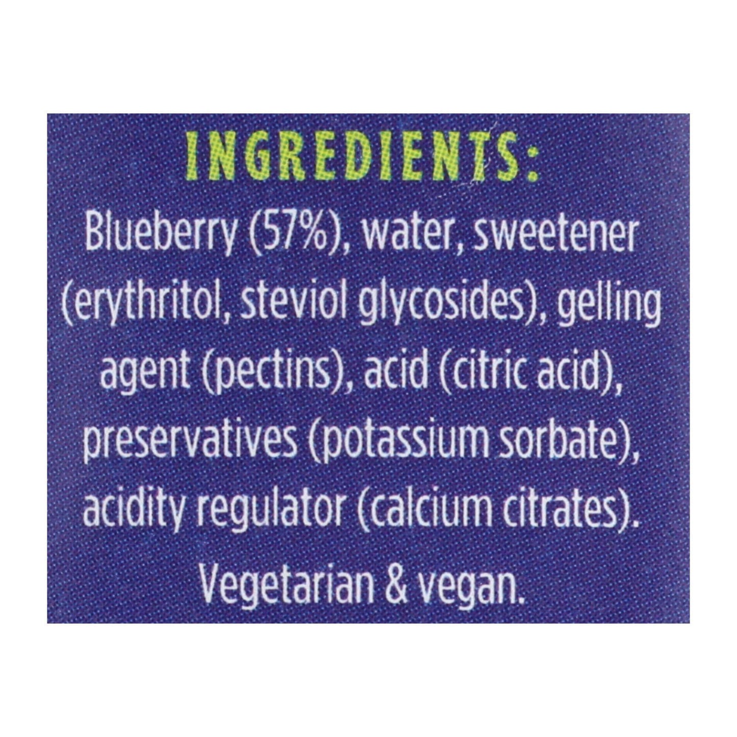 Good Good Blueberry No Sugar Jam, 6-Pack, 12 Oz.