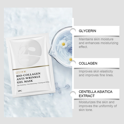 EELHOE Collagen Mask (Bag) Collagen Essence Gently Nourishes And Softens The Facial Skin, Hydrating And Moisturizing