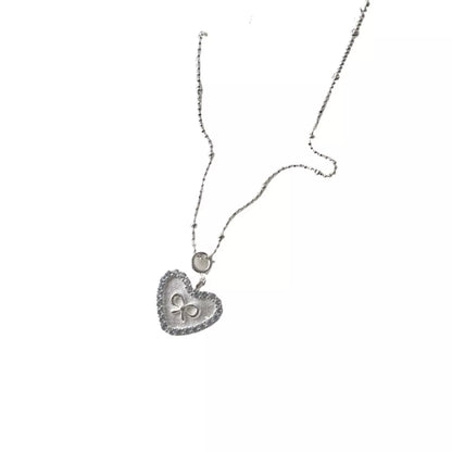 925 Sterling Silver Heart Necklace