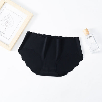 Women's Pure Cotton One-piece Ice Silk Seamless Panties