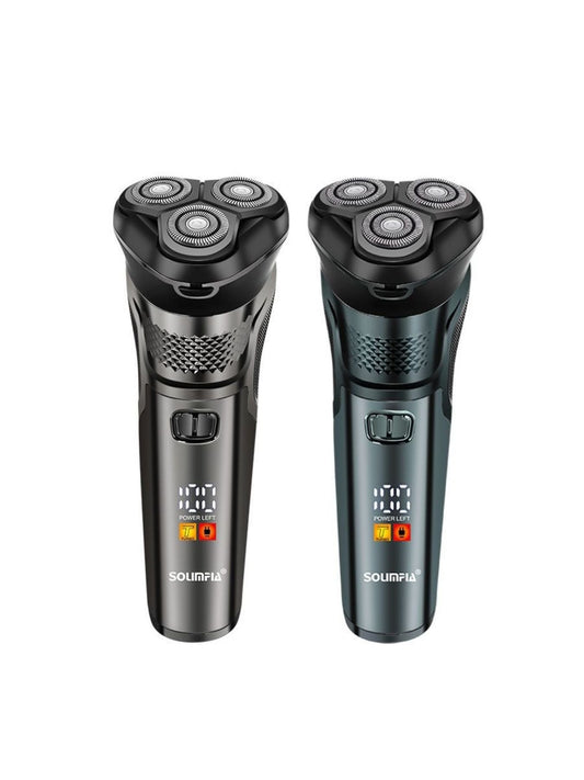 Rechargeable 3-Head Rotary Electric Shaver