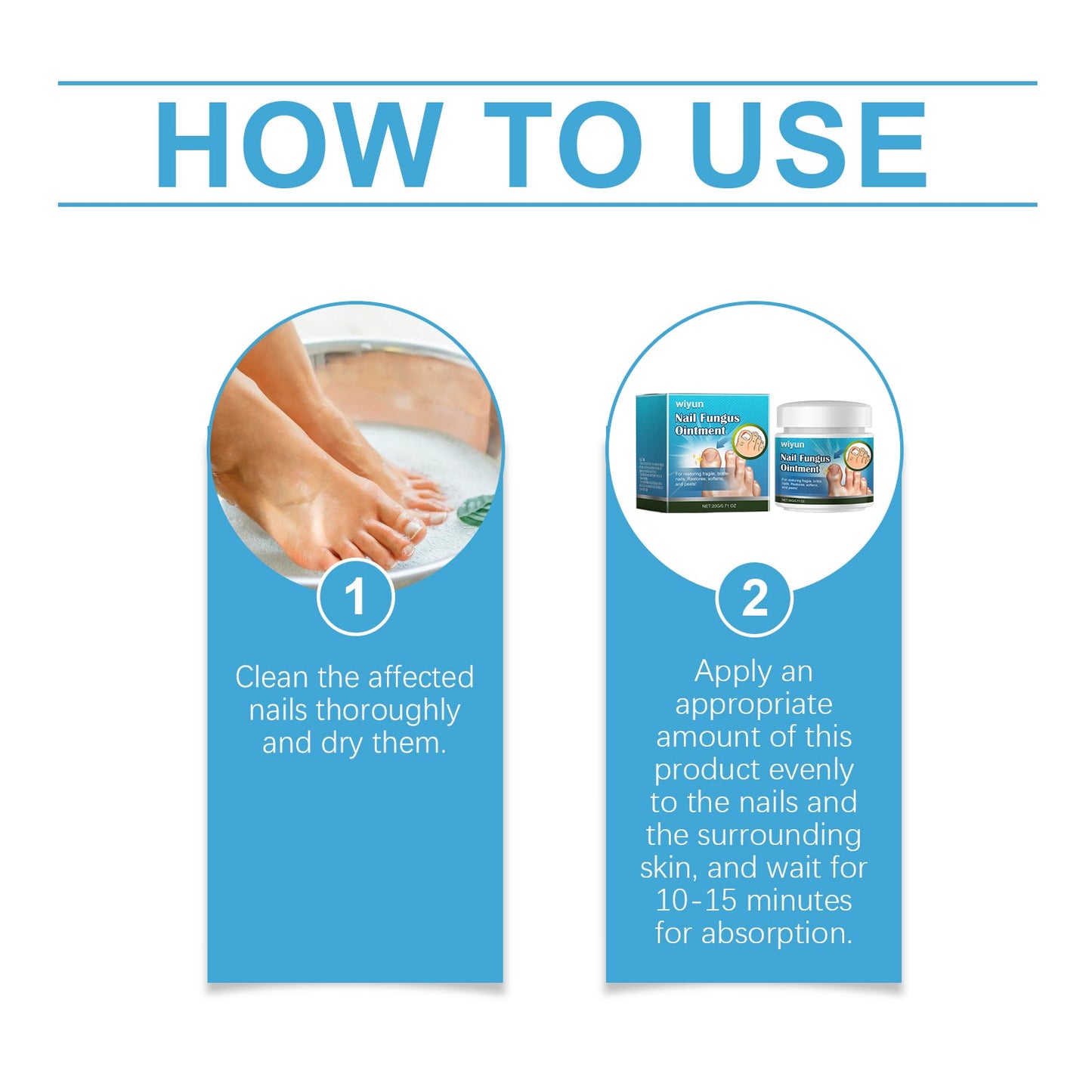 Wiyun Toenail Care Cream, Soft Toenail Care Cream Mild Toenail Repair Cream