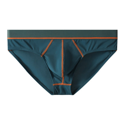 Mens Briefs Comfortable Ice-silk Low-rise Sexy