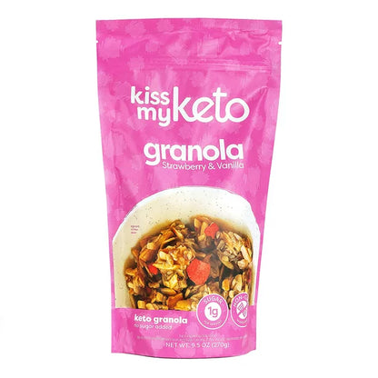 Kiss My Keto Keto Granola Straw (Pack of 6 - 9.5 Oz)