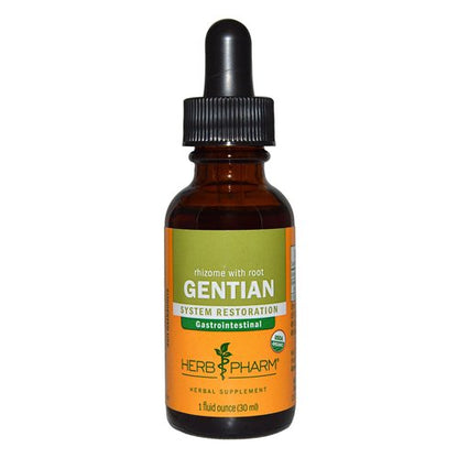 Herb Pharm Gentian: Herbal Digestive Support for Improved Nutrient Absorption