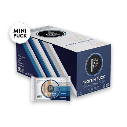 Mighty Moxie Cocoa Cinnamon Protein Puck Bars - 12 Pack - 1.34 Oz Each