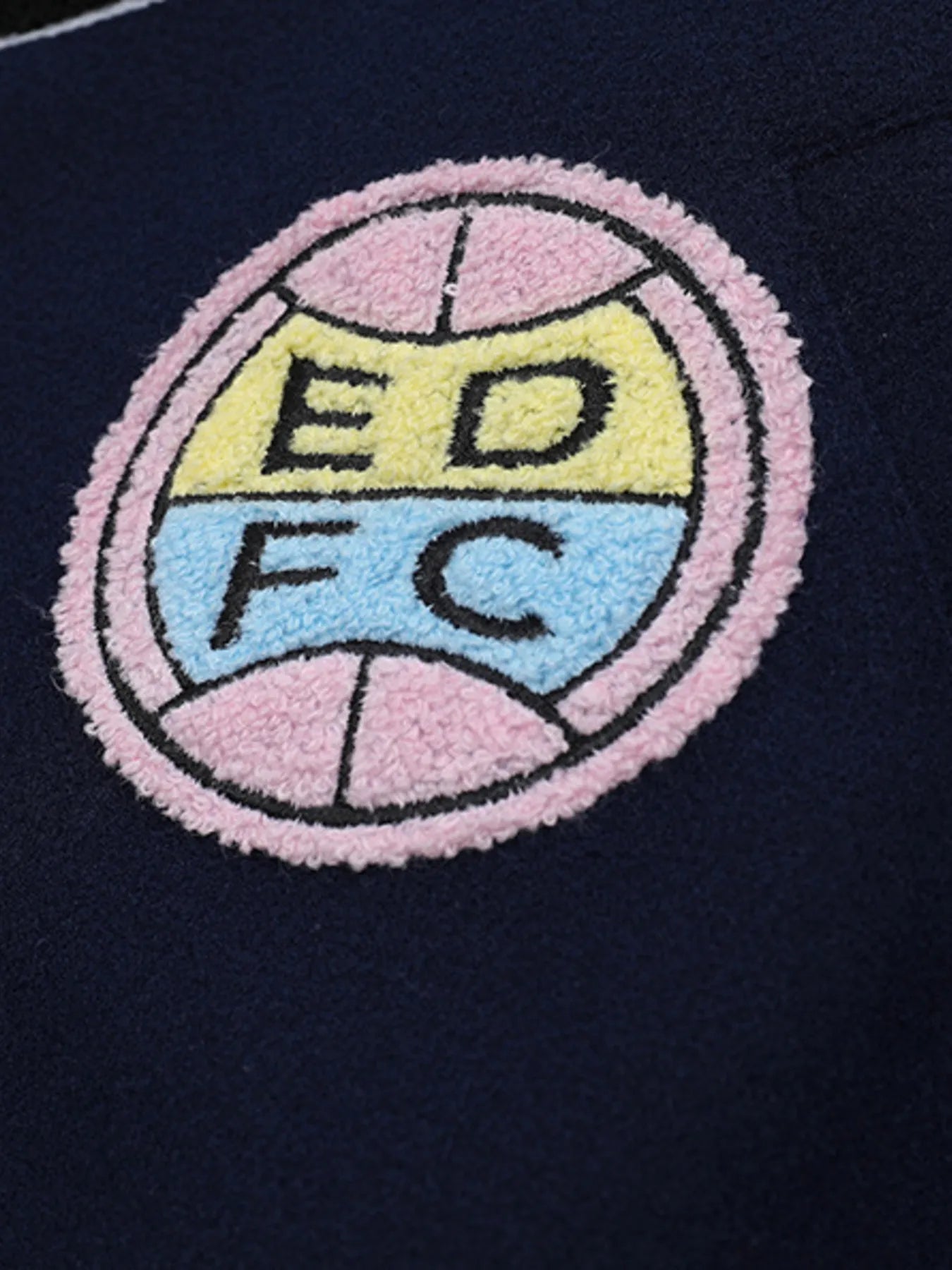 Men's Baseball Bomber Jacket with Patches